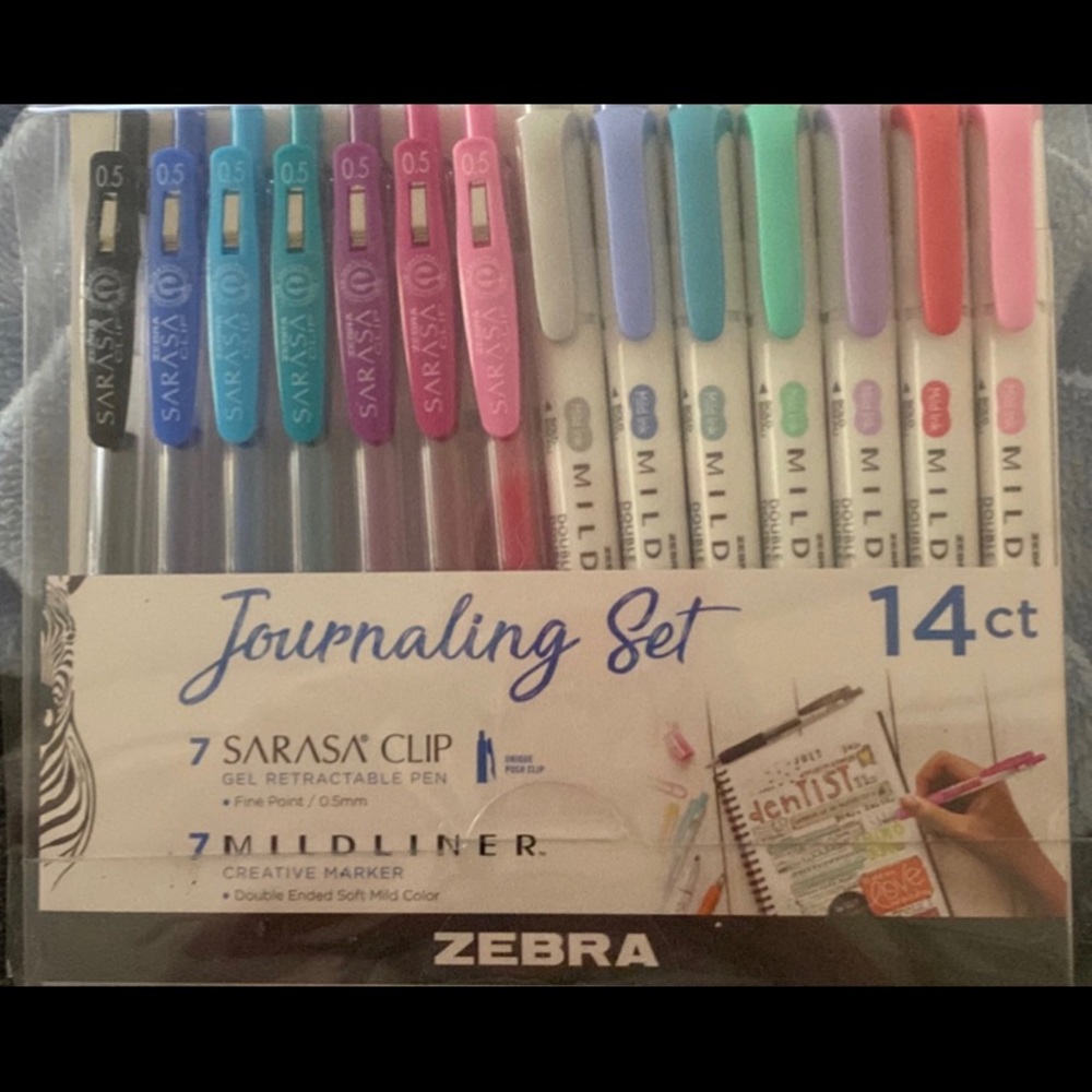 Zebra Journaling Set 14ct Variety Pack